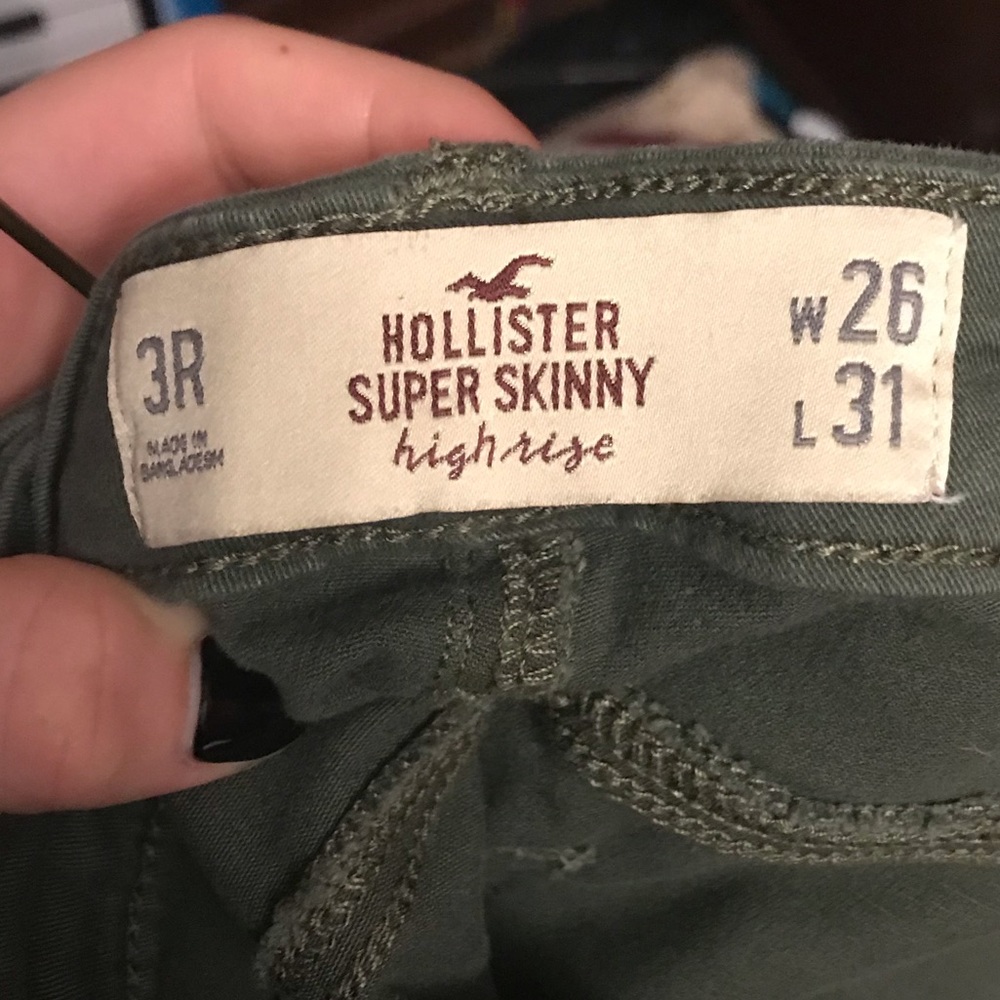 Holliester green jeans
